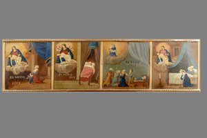 Ex-voto van de kapel Notre-Dame de Pitié door Unbekannt Unbekannt